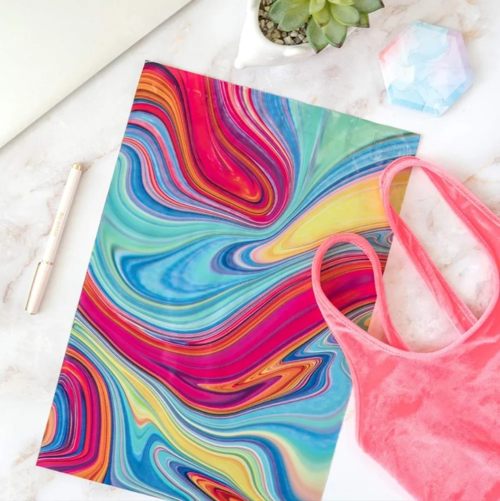 15ct Pschedelic Swirl 10x13 polymailers